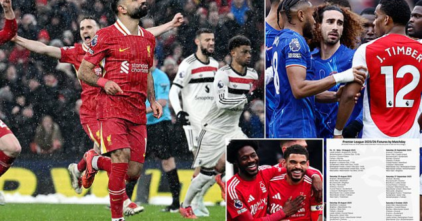 Jadwal Premier League 2025/26 Dirilis, Fans Arsenal Mengklaim 'Direkayasa' 